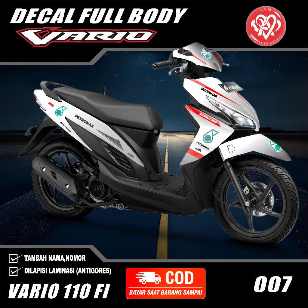 DECAL STIKER HONDA VARIO FI 110 ESP 2013 2014 2015 2016 2017 2018 2019 FULL BODY HONDA VARIO 110 FI_