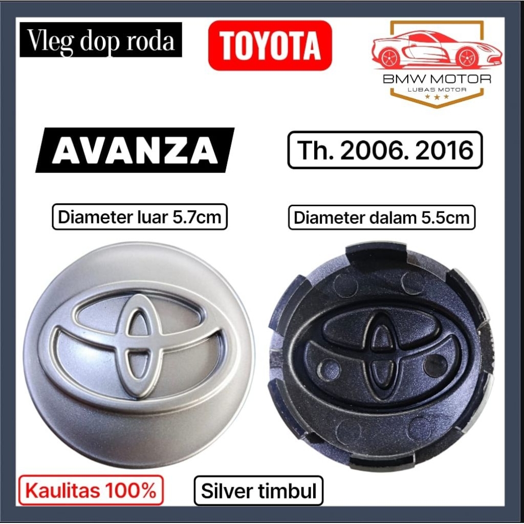 Tutup dop velg mobil Avanza rush 2007-2015