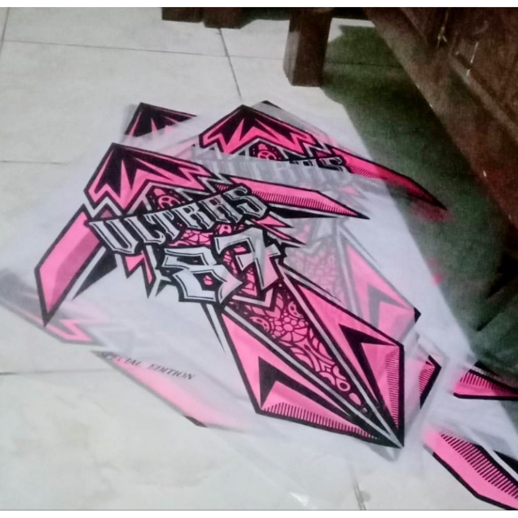 kertas layangan minyak (sablon 2 warna)