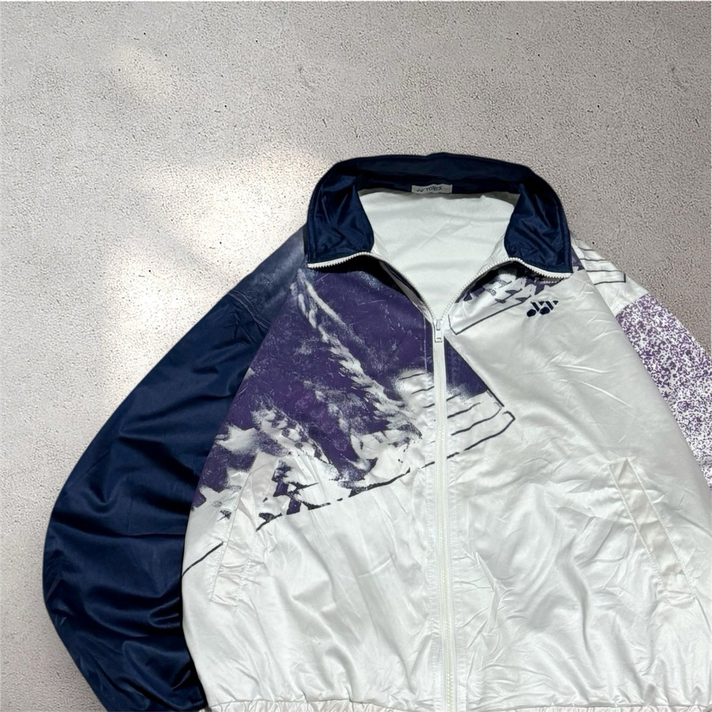 Tracksuit Windbreakers Vintage Colorblock Motif Multicolour Brand Yonex