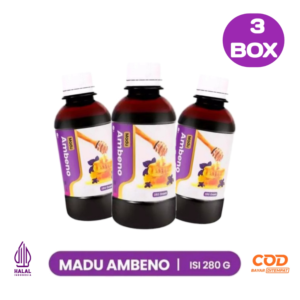 Paket 3 Ambeno Madu Original Obat Herbal Wasir & Ambeien