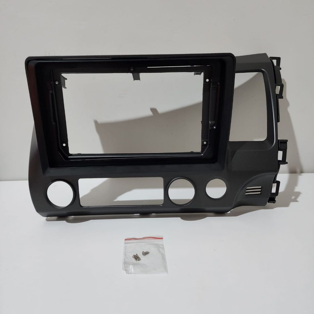 frame head unit tv mobil android 10 inch mobil honda covic  2008-2012