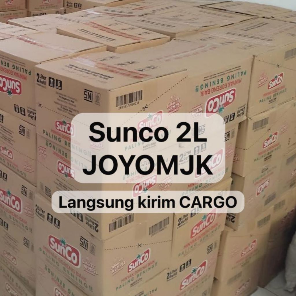 

SUNCO Minyak 2 liter isi 6 ( 1 Dus ) Langsung kirim