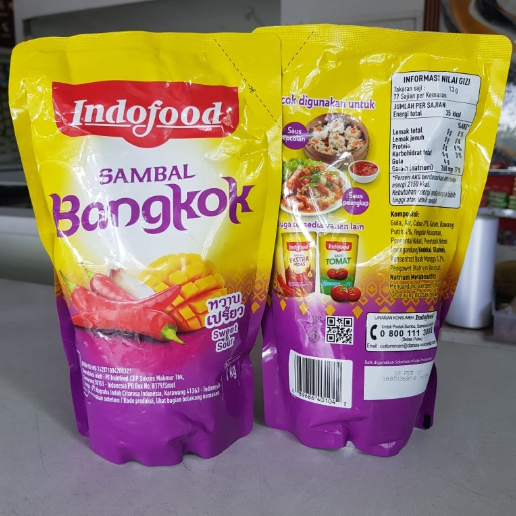

indofood sambal bangkok 1kg