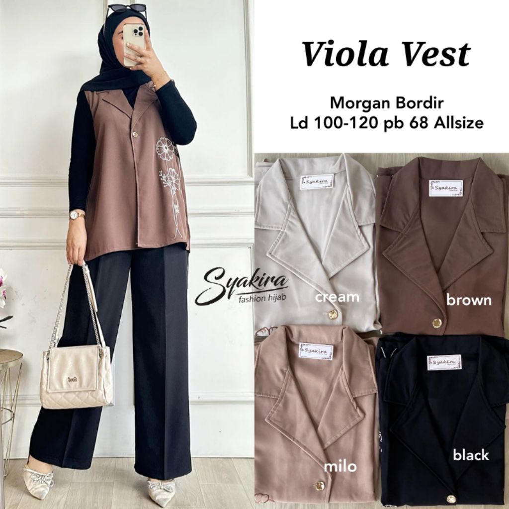 VIOLA VEST / OUTER CARDI POLOS PREMIUM