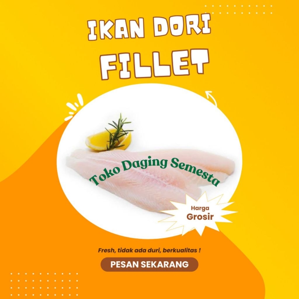 

Ikan Dori fillet tanpa tulang 1kg Toko Semesta