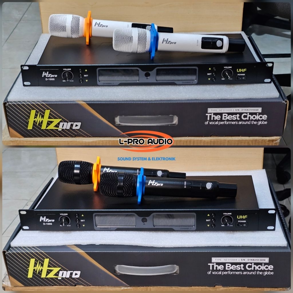 Mic wireless HZPRO D1000X micropon HZ pro D-1000X wireless