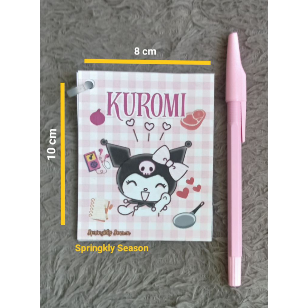 

Mini Notebook Anime Lucu 10 cm x 8 cm