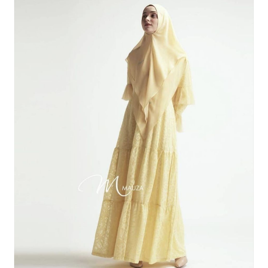 Gamis Brishia Mauza Syari / Dress Only Brishia Mauza / Gamis Wanita Syari Brishia