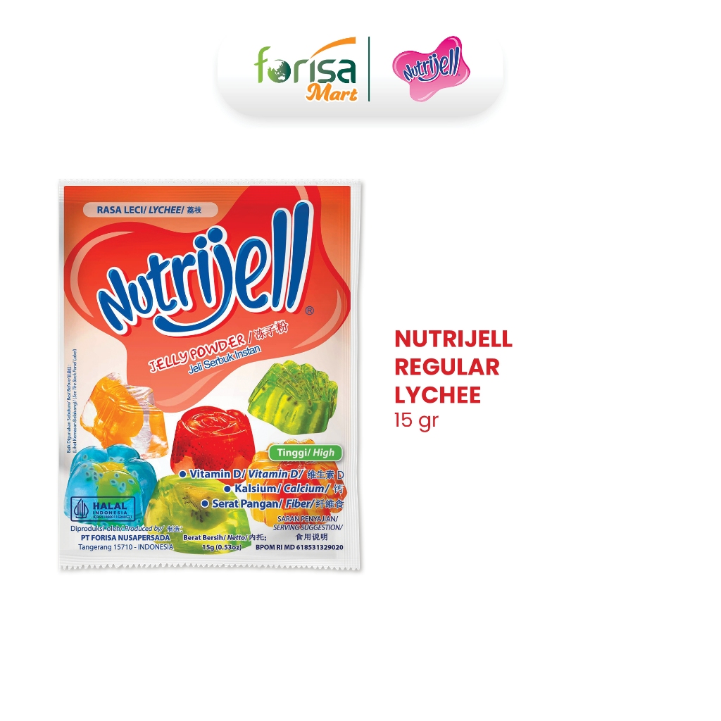 

Nutrijell Reguler Leci - 1 Sachet
