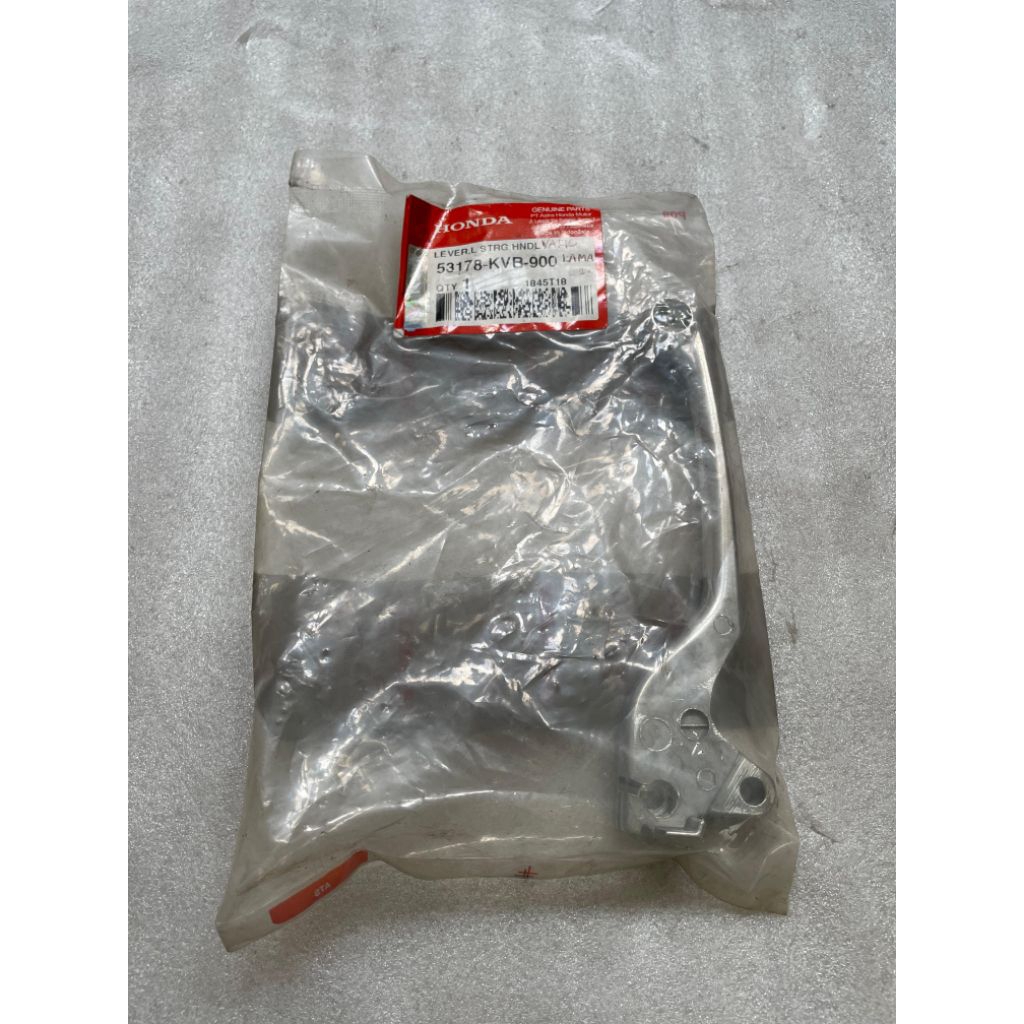 Lever L Steering Handle Handel Rem Kiri 53178-KVB-900 Warna Silver Ori Honda Beat Pop Vario Lama Kar