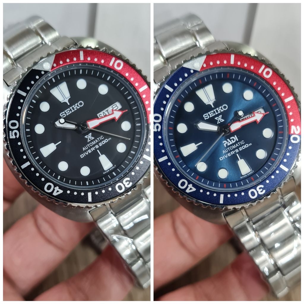 BARU Jam Seiko PADI Divers Turtle Pepsi cola sprite stainless