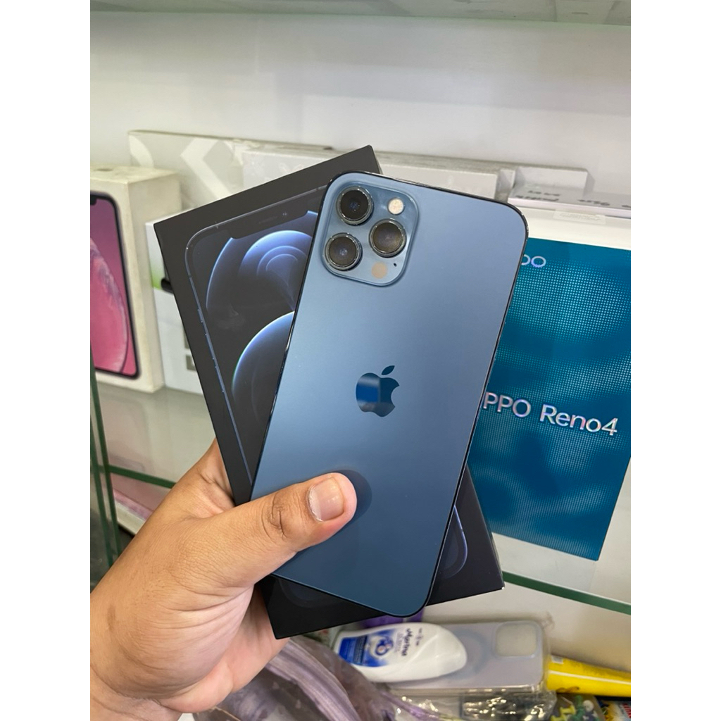 iphone 12 pro max 256Gb resmi ibox 2nd likenew