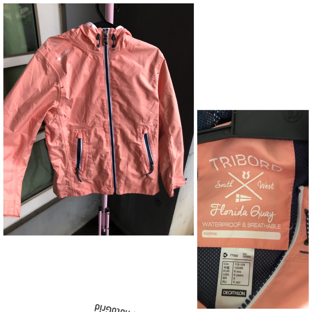 jaket anak tribord decathlon waterproof