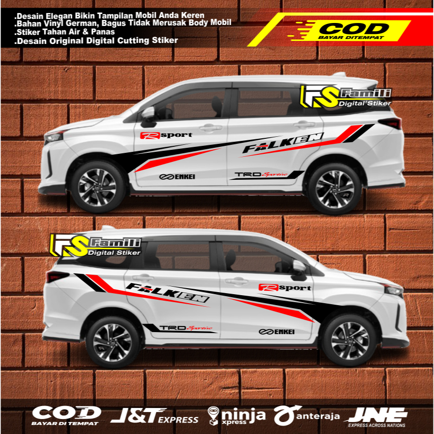 Stiker Striping List Xenia Stiker Stiker Cutting Mobil Daihatsu Xenia Terbaru Stiker Mobil Keren