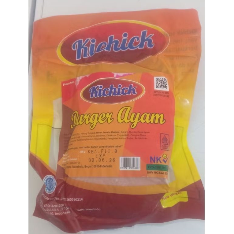 

HAM burger slide ayam jumbo isi 10