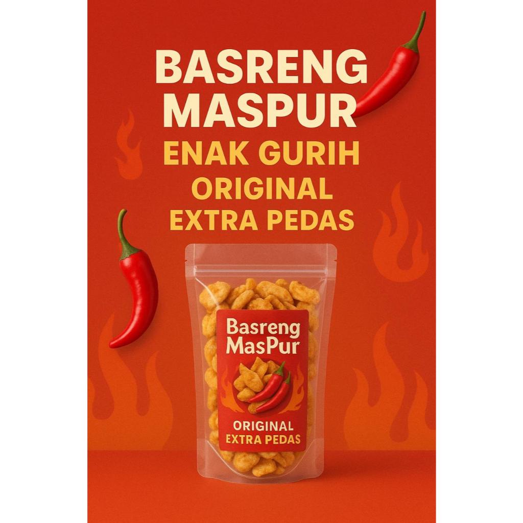 

Basreng pedas daun jeruk cemilan pedas premium