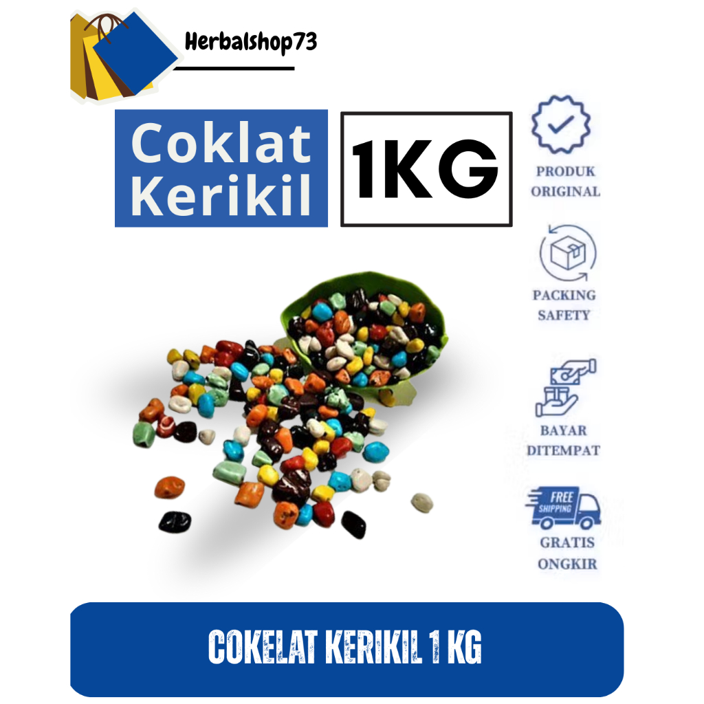 

Cokelat Batu Kerikil Arab Kemasan 1 Kg Jumbo Rasa Renyah