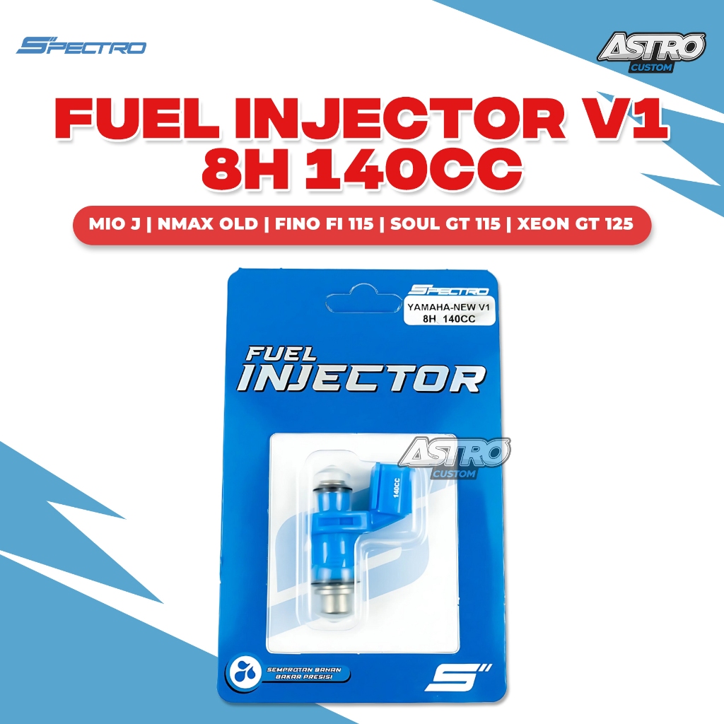 Spectro Injektor Nmax 155 OLD Mio J Fino Soul GT X-ride 115 Xeon 125 Injector Yamaha V1 8H 140CC