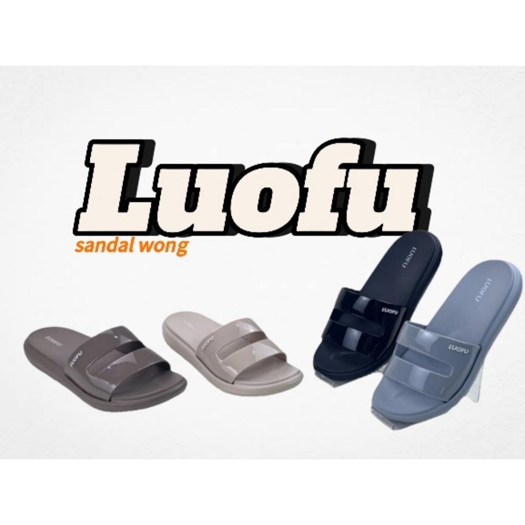 Sandal LUOFU E7213B2 | Sandal Slop Wanita Casual Anti Slip Nyaman Dipakai