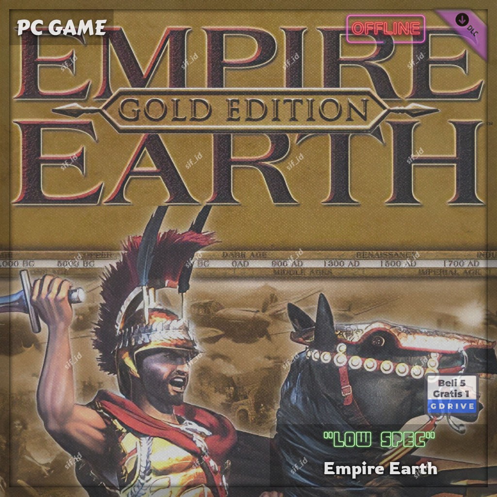 Empire Earth - Empire Earth 1 Gold Edition - Empire Earth - The Art of Conquest - PC Game - Game PC