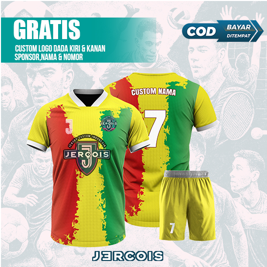 JERCOIS | CUSTOM JERSEY BOLA | CUSTOM JERSEY FUTSAL | CUSTOM JERSEY BADMINTON | CUSTOM JERSEY SATUAN