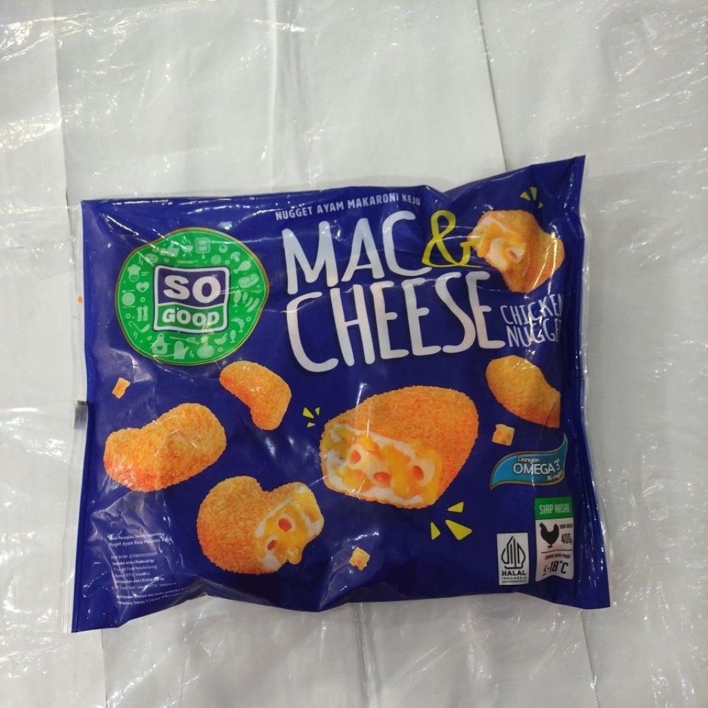 

So Good Naget Mag & Cheese 400g