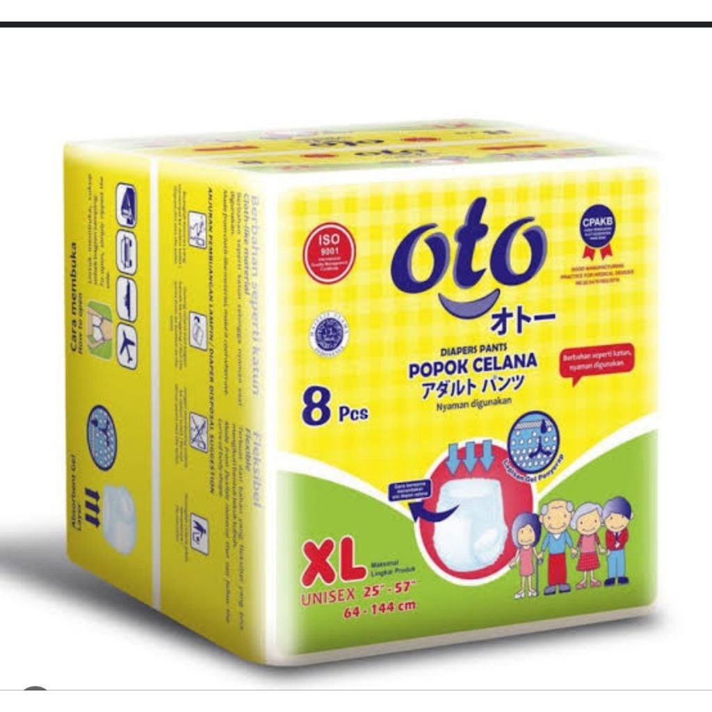 Pampers Dewasa PEREKAT - OTO Size XL