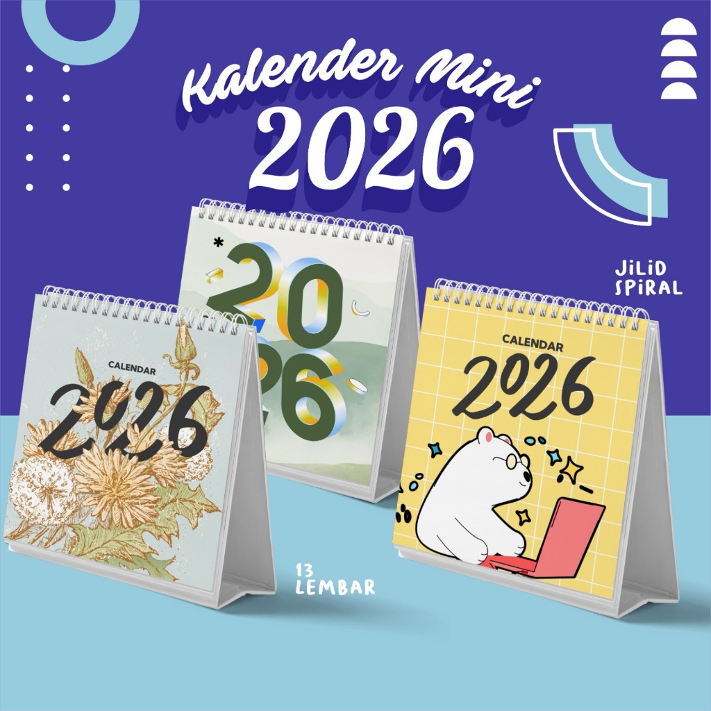 

KALENDER SM | KALENDER SUPER MINI | KALENDER 2026 | KALENDER KEKINIAN | SOVENIR | KALENDER DUDUK