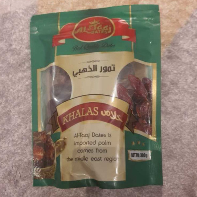 

Kurma Khalas Date Crown 300 gram Pouch