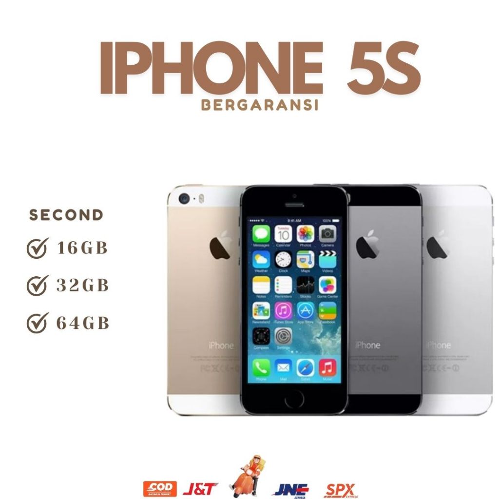 HP IPHONE 5S SECOND MURAH 16GB|32GB|64GB DENGAN HARGA YANG SANGAT TERJANGKAU WIFI ONLY