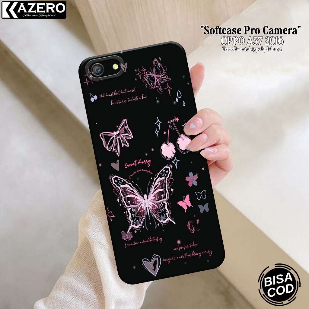 Case Hp OPPO A57 2016 Fashion Case Aesthetic Silikon Pro Camera Softcase Case Hp OPPO A57 2016 Silik