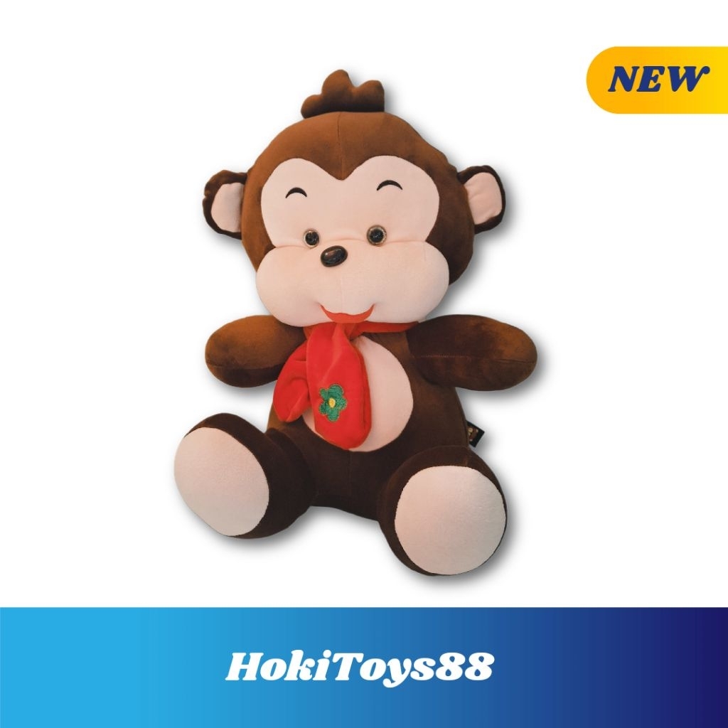 Boneka Monyet Syal 55 cm Jumbo Plush Premium