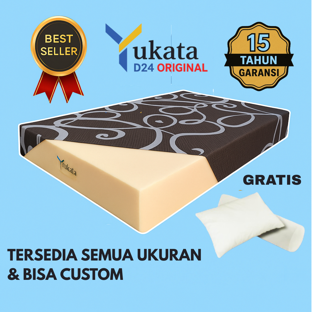 Kasur Busa INOAC YUKATA D24 anti kempes Garansi 15thn Kasur Inoac
