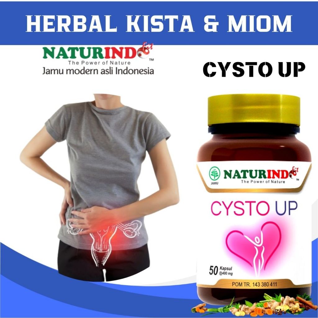 OBAT KISTA MIOM HERBAL HAID COKLAT MYOM OVARIUM BARTHOLIN ENDOMETRIOSIS RAHIM OPERASI PCOS NATURINDO