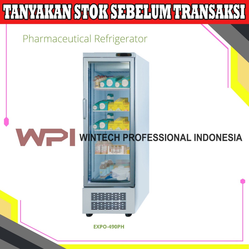 Gea EXPO-490PH Pharmaceutical Refrigerator - Kulkas Obat - Penyimpanan Obat - Kulkas Farmasi