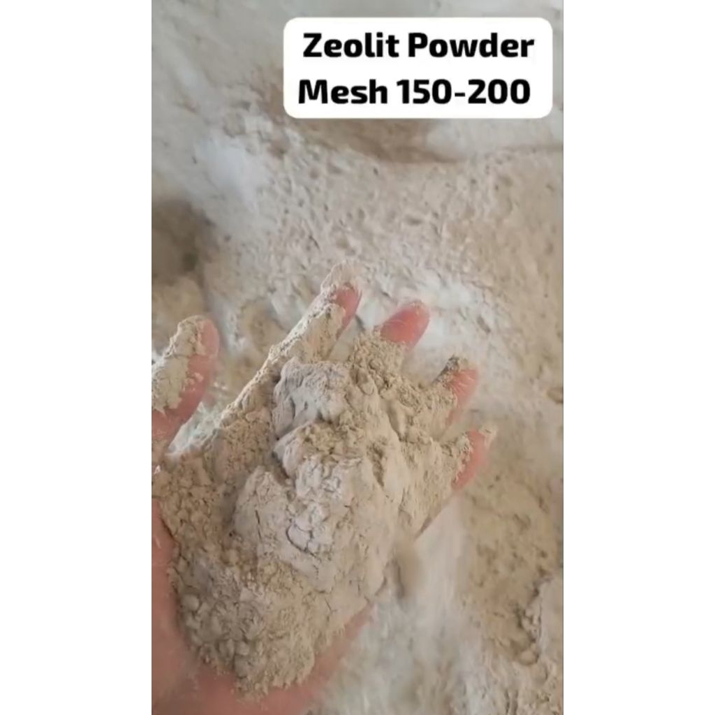 ZEOLITE POWDER MESH 150 MEDIA TANAM 1KG