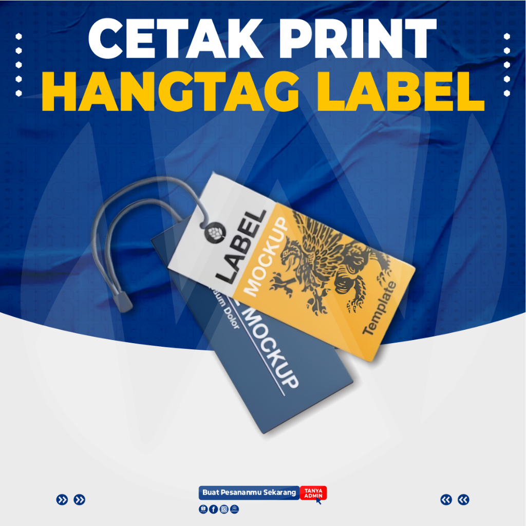

cetak print hang tag label brand custom
