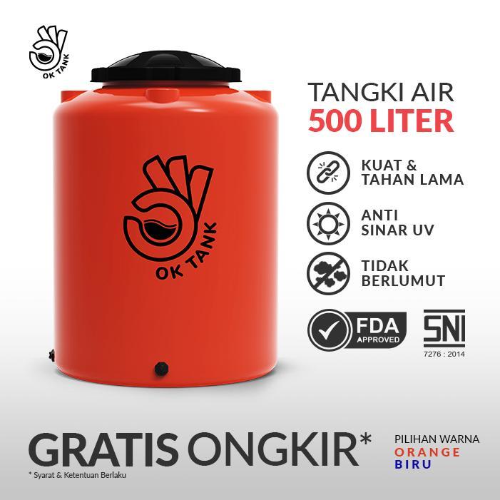 Toren Air OK TANK 500 Liter - Tangki Air