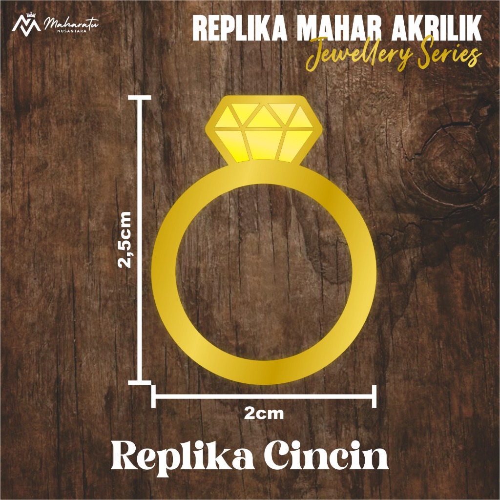 Replika Perhiasan Mahar/Replika Cincin/Replika Kalung /Replika Gelang/Replika Anting - Replika hiasa