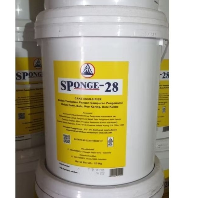 

SP Sponge 28 Kemasan 20kg/Cake Emulsifier