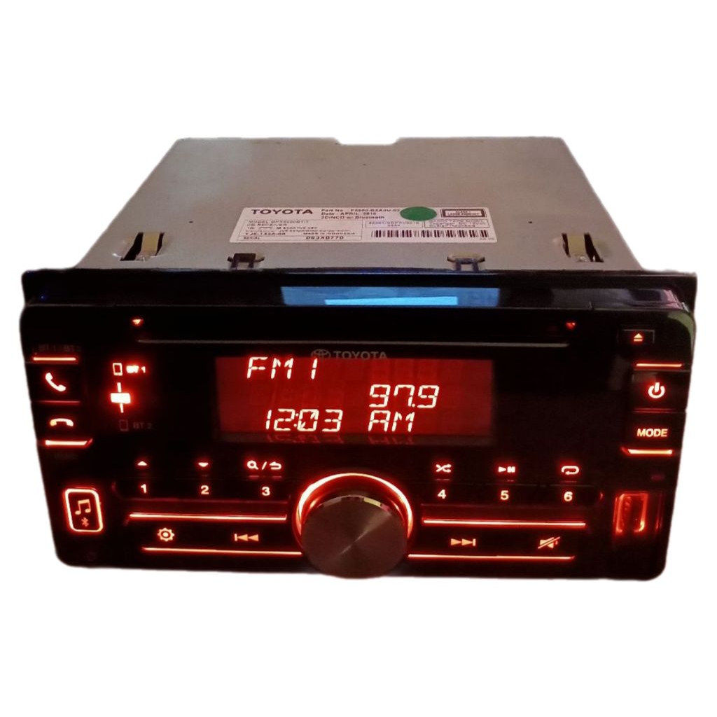 Head Unit ORI Toyota Calya BLUETOOTH