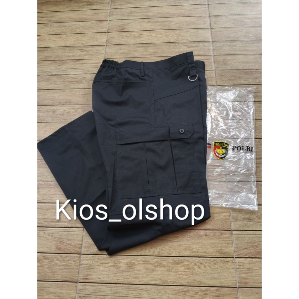 Celana PDL Tactical Hitam Brimob Jatah POLRI 2024 Original