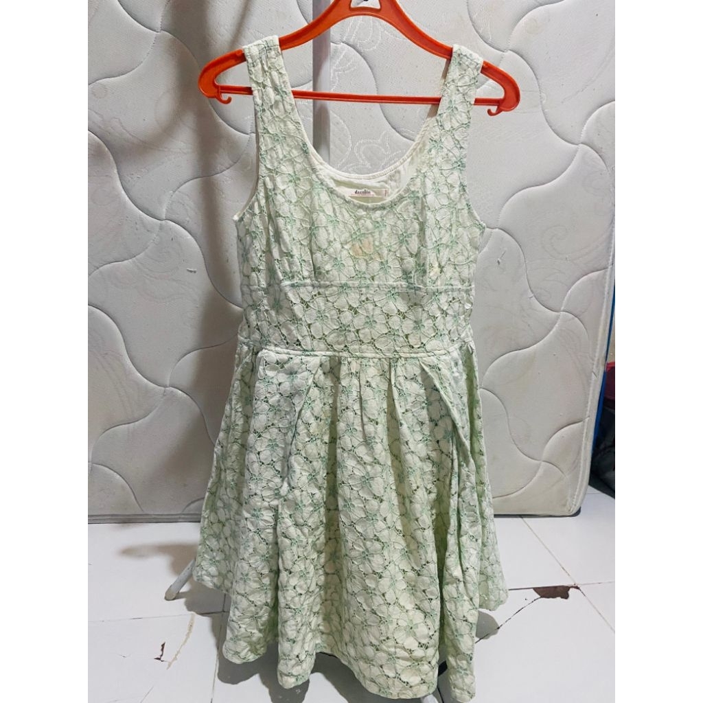 Preloved Dress Green dazzlin