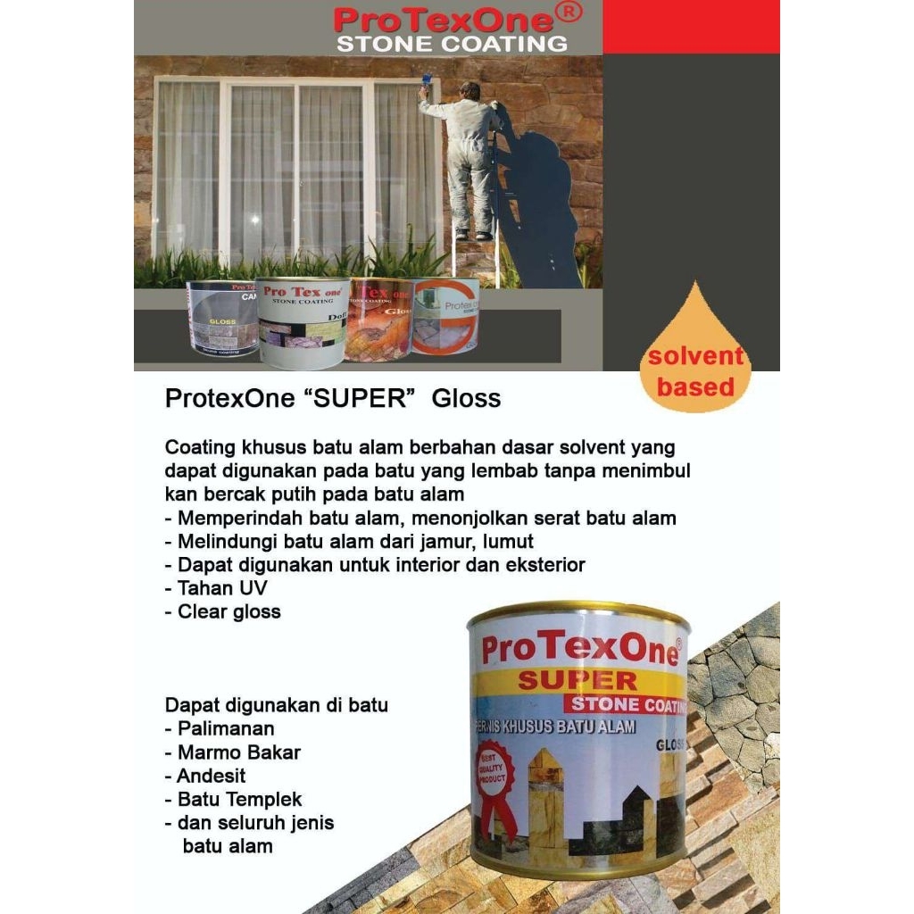 Cat batu alam protexone Super Gloss