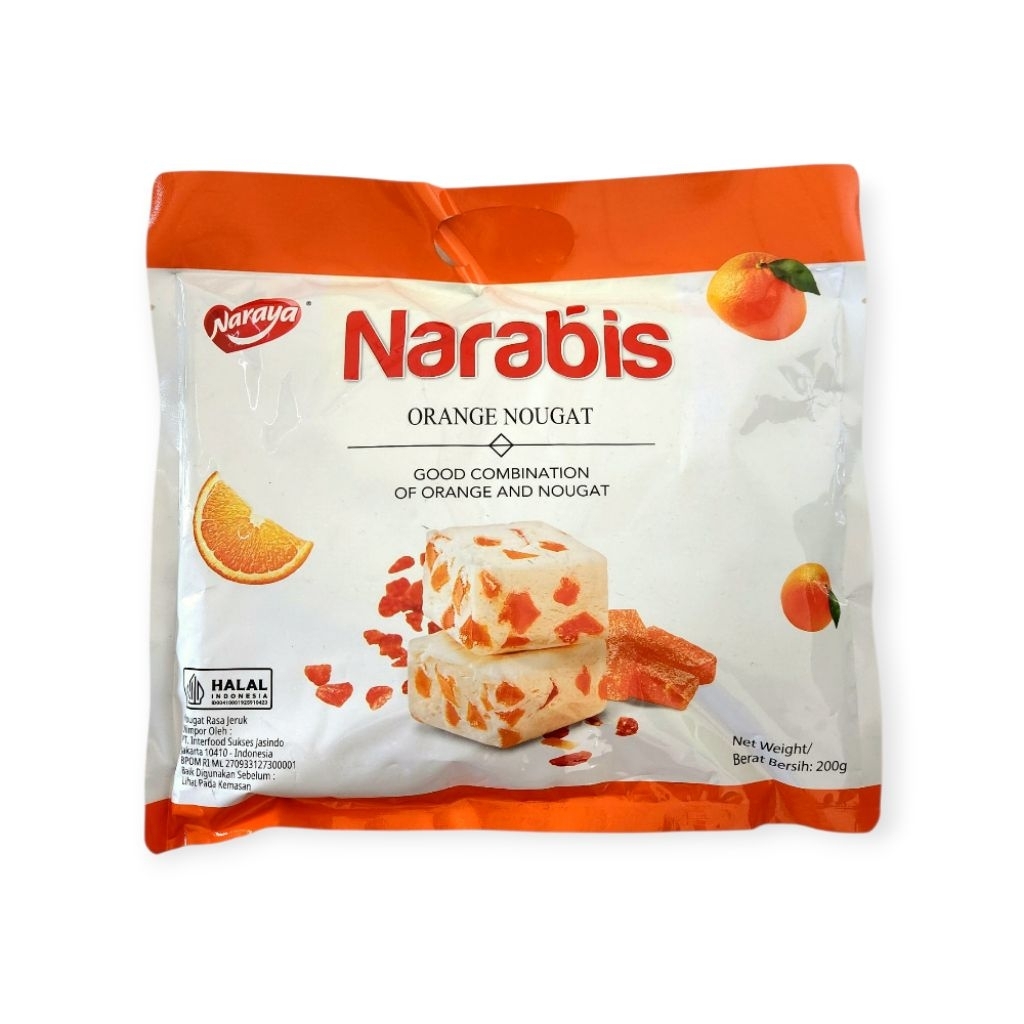 

Naraya Narabis Orange Nougat 200g