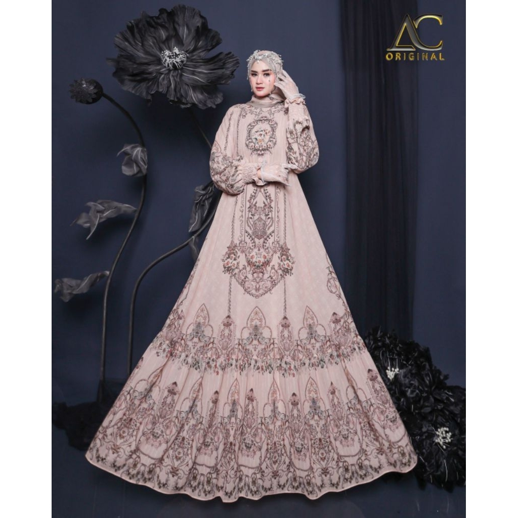 Gamis Syari ZARA SERIES BY AC ORIGINAL/GAMIS MEWAH BUNDA PREMIUM