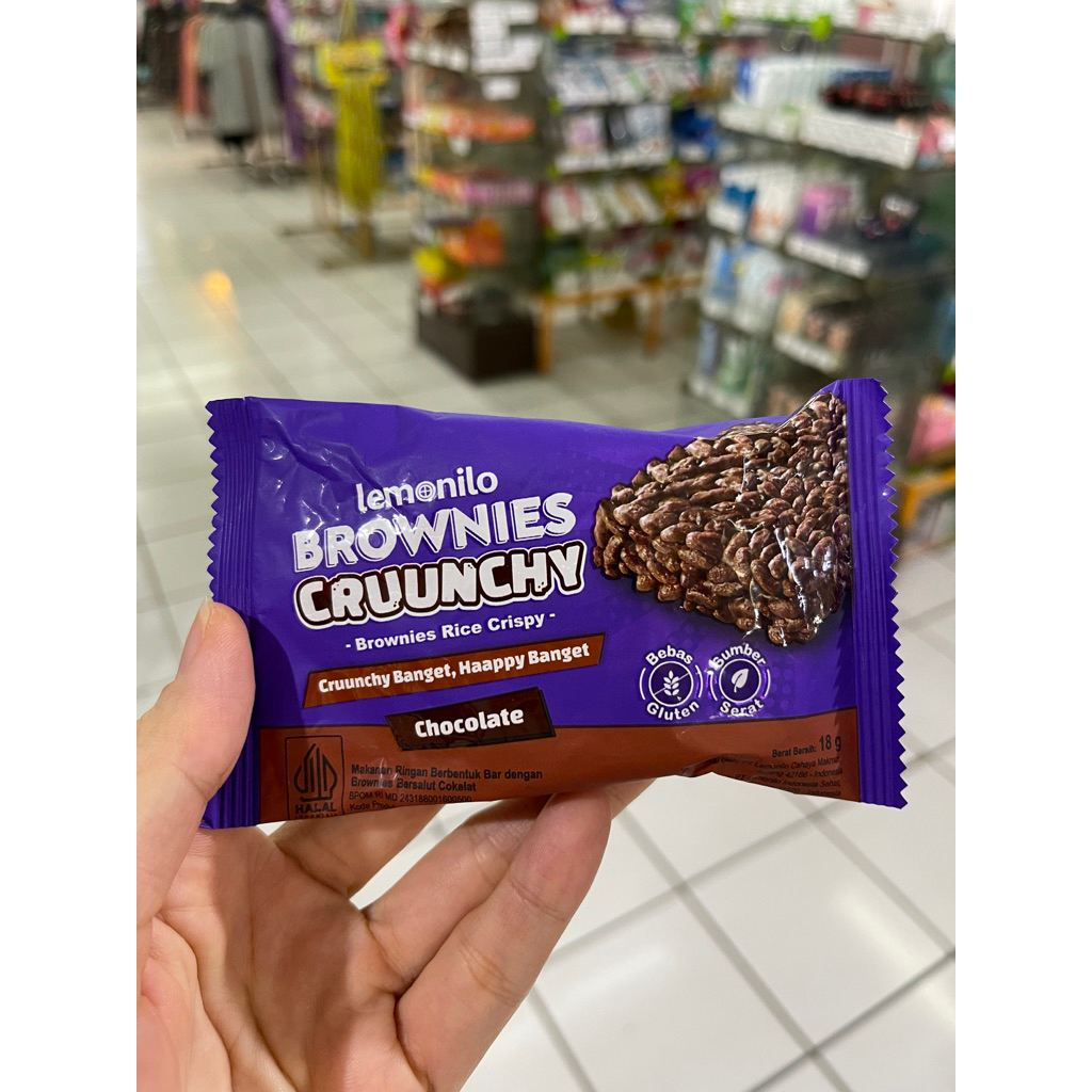 lemonilo brownies crunchy - lemonilo brownies crunchy cokelat