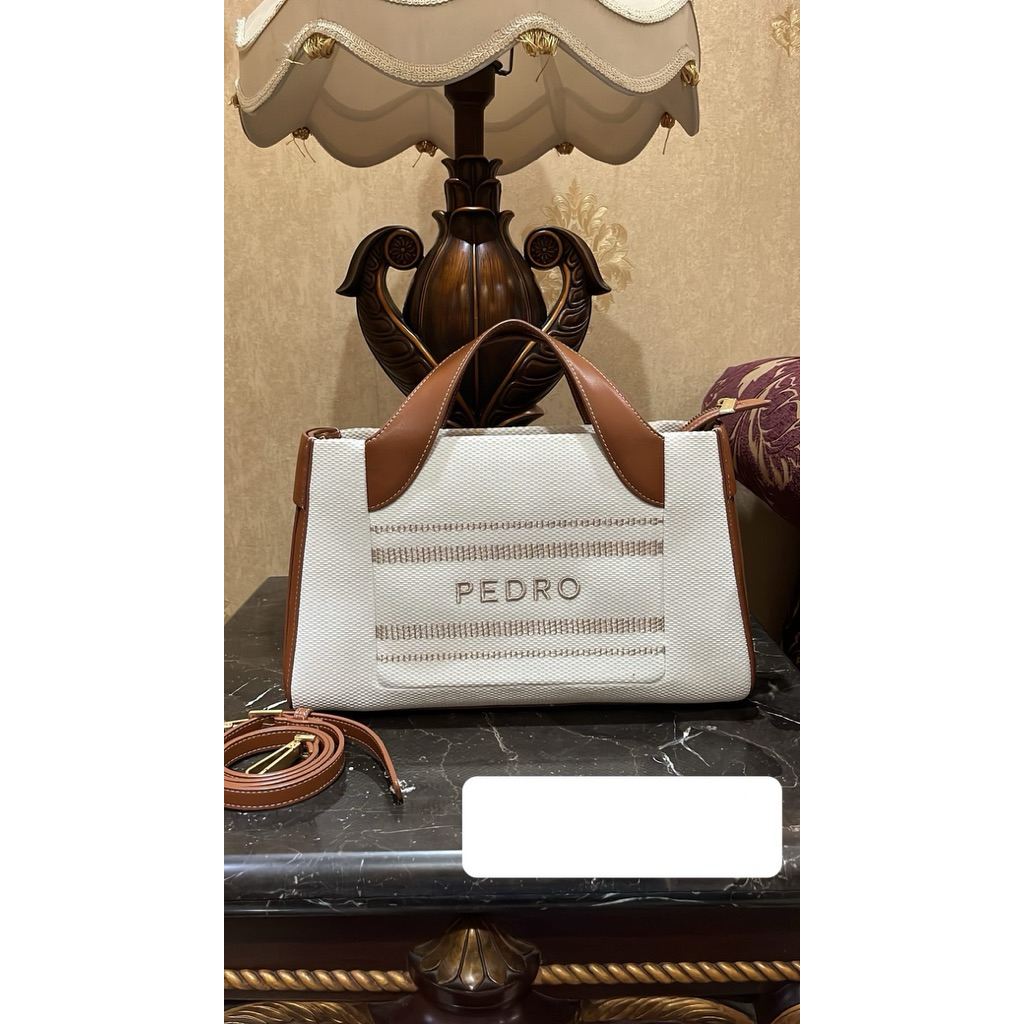 Pedro Top Handle Bag - Ivory (100% Original Store)