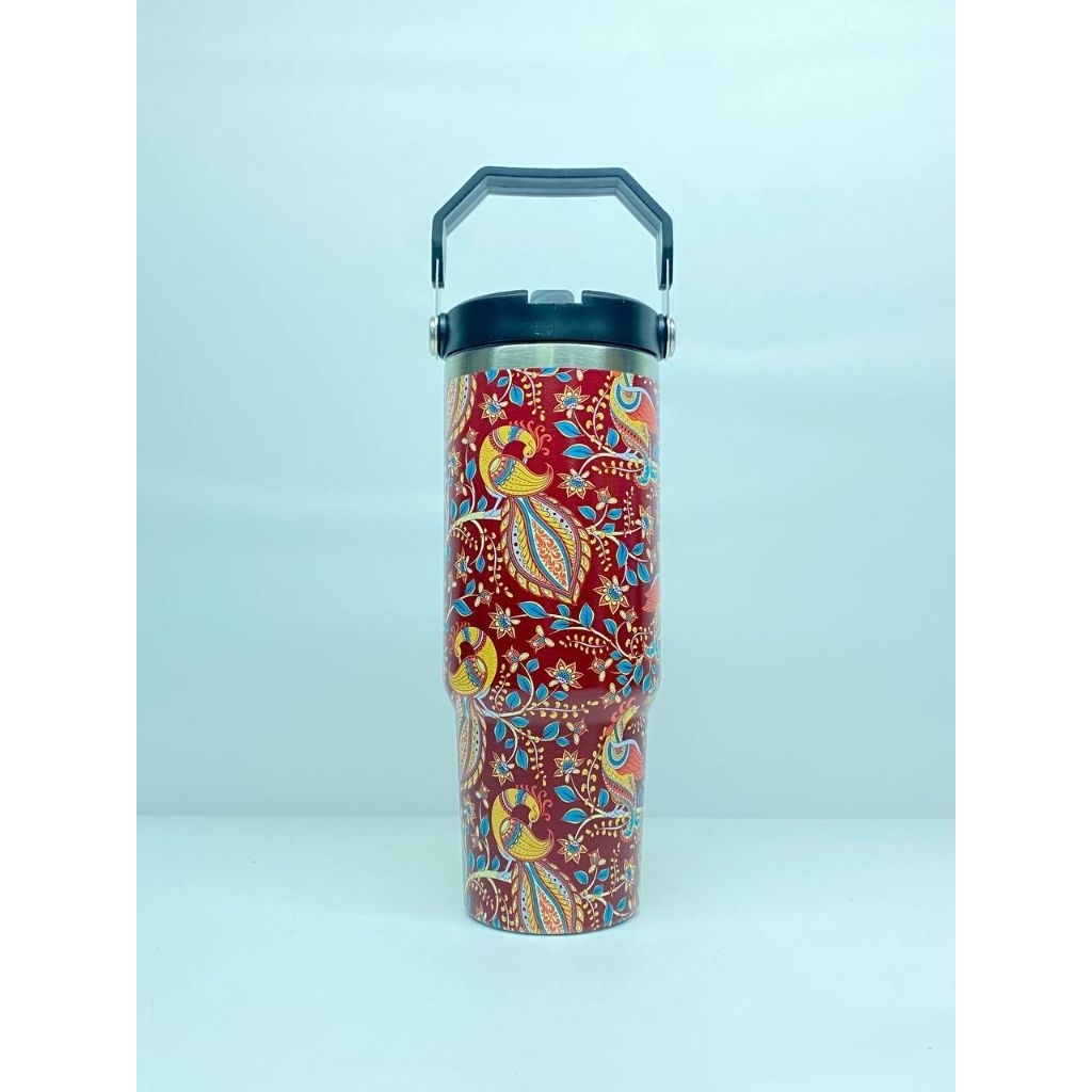 UV Print Tumbler Batik / Custom Tumbler / Tumbler Custom / UV Print Tumbler Custom Cetak Botol Minum